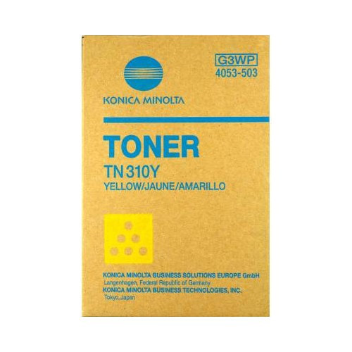 Konica Minolta TN-310Y (4053-503) toner (d'origine) - jaune 072094 - 1