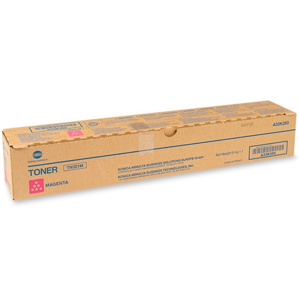Konica Minolta TN-321M (A33K350) toner (d'origine) - magenta 072604 - 1
