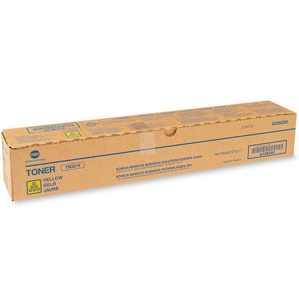 Konica Minolta TN-321Y (A33K250) toner (d'origine) - jaune 072606 - 1