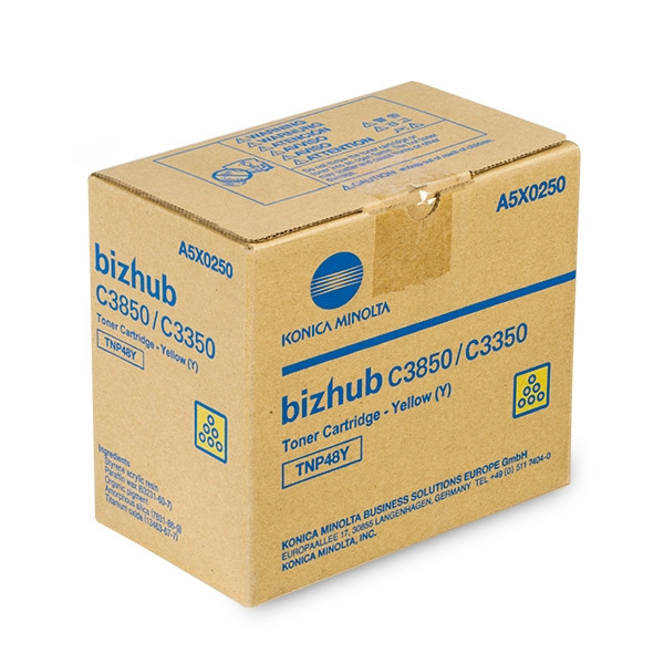 Konica Minolta TNP-48Y (A5X0250) toner (d'origine) - jaune 072830 - 1