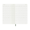 Moleskine Large agenda semainer 18 mois 2026-2027 à couverture souple (ANGL) - vert myrte 440044 - 4