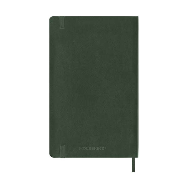 Moleskine Large agenda semainer 18 mois 2026-2027 à couverture souple (ANGL) - vert myrte 440044 - 6