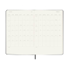 Moleskine Large agenda semainier 18 mois 2026-2027 à couverture rigide (ANGL) - noir 440036 - 4