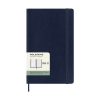 Moleskine Large agenda semainier 18 mois 2026-2027 à couverture souple (ANGL) - bleu saphir 440043 - 7