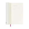 Moleskine Large agenda semainier 18 mois 2026-2027 à couverture souple (ANGL) - rouge écarlate 440042 - 2