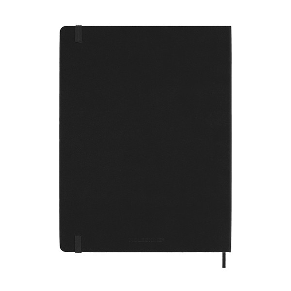 Moleskine XL 12 mois agenda semainier 2026 à couverture rigide (ANGL) - noir 262546 - 6