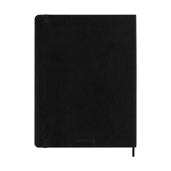 Moleskine XL 12 mois agenda semainier 2026 à couverture souple (ANGL) - noir 262548 - 6
