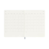 Moleskine XL agenda semainier 12 mois 2027, couverture souple (ANG) - bleu saphir 440049 - 4