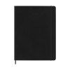 Moleskine XL agenda semainier 12 mois 2027, couverture souple (ANG) - noir 440048 - 1