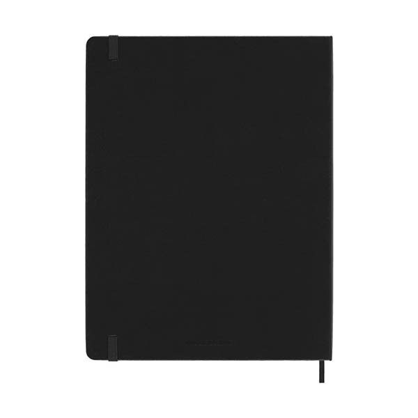 Moleskine XL agenda semainier 18 mois 2026-2027 à couverture rigide (ANGL) - noir 440037 - 6