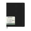 Moleskine XL agenda semainier 18 mois 2026-2027 à couverture rigide (ANGL) - noir 440037 - 7