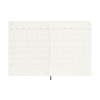 Moleskine XL agenda semainier 18 mois 2026-2027 à couverture souple (ANGL) - noir 440041 - 4