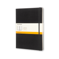 Moleskine XL carnet ligné couverture rigide - noir 313079