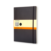 Moleskine XL carnet ligné couverture souple - noir 313080