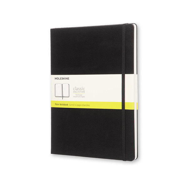 Moleskine XL carnet vierge couverture rigide - noir 313065 - 1