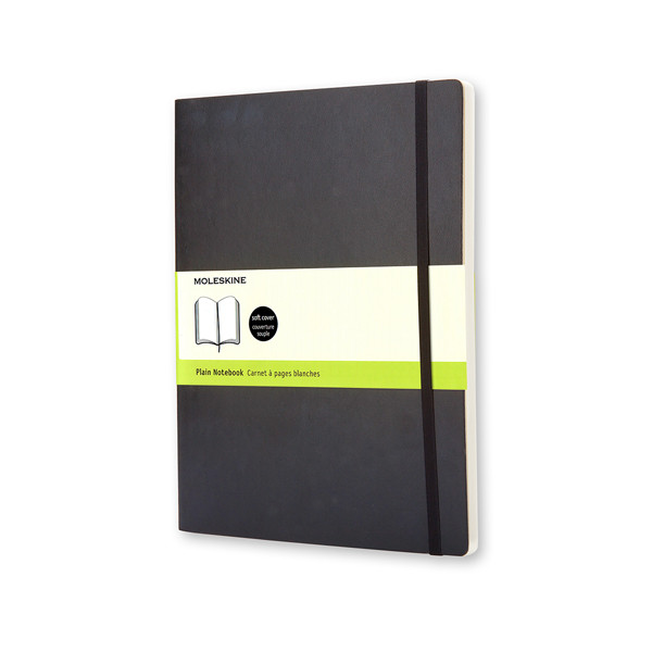 Moleskine XL carnet vierge couverture souple - noir 313066 - 1