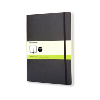 Moleskine XL carnet vierge couverture souple - noir 313066