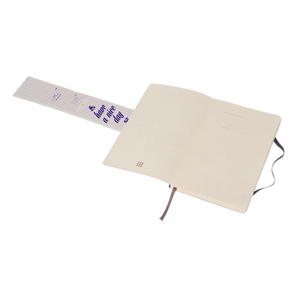 Moleskine bullet journal large couverture souple - noir 313087 - 2