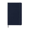 Moleskine large 18 mois agenda semainier 2025/2026 à couverture rigide (ANGL) - bleu saphir 262539 - 1