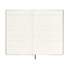 Moleskine large 18 mois agenda semainier 2025/2026 à couverture rigide (ANGL) - bleu saphir 262539 - 4