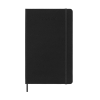 Moleskine large 18 mois agenda semainier 2025/2026 à couverture rigide (ANGL) - noir 262536 - 1