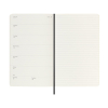 Moleskine large 18 mois agenda semainier 2025/2026 à couverture souple (ANGL) - noir 262540 - 5
