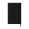Moleskine large 18 mois agenda semainier 2025/2026 à couverture souple (ANGL) - noir 262540 - 3