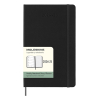Moleskine large agenda semainier 18 mois 2024/2025 couverture rigide - noir 313222 - 1
