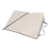 Moleskine large carnet ligné couverture rigide - bleu 313077 - 3
