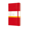 Moleskine large carnet ligné couverture rigide - rouge 313075 - 1