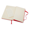 Moleskine large carnet ligné couverture rigide - rouge 313075 - 4