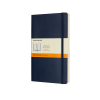 Moleskine large carnet ligné couverture souple - bleu 313078 - 1