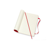 Moleskine large carnet ligné couverture souple - rouge 313076 - 3