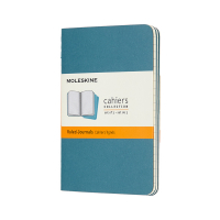 Moleskine pocket cahier ligné (3 pièces) - bleu 313094