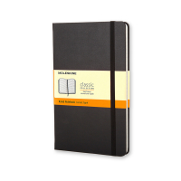 Moleskine pocket carnet ligné couverture rigide - noir 313067