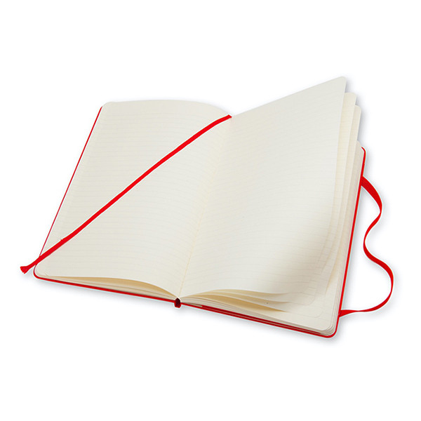 Moleskine pocket carnet ligné couverture rigide - rouge 313069 - 3