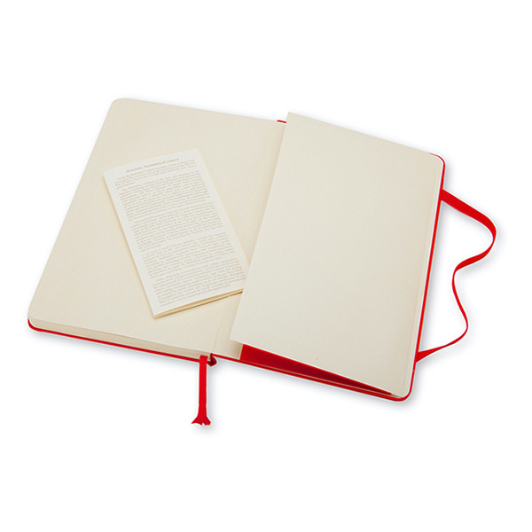Moleskine pocket carnet ligné couverture rigide - rouge 313069 - 4