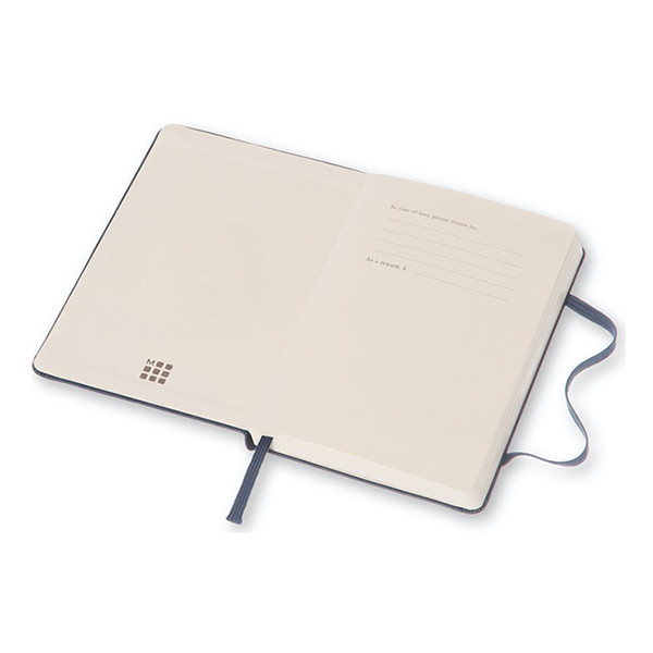 Moleskine pocket carnet vierge couverture rigide - bleu 313057 - 2