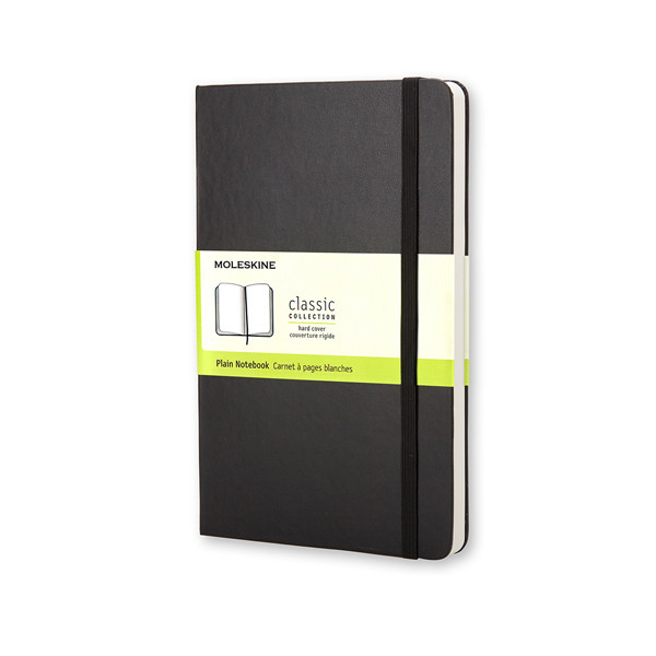 Moleskine pocket carnet vierge couverture rigide - noir 313053 - 1