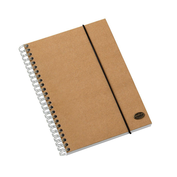 Multo Kraft cahier à spirale A5 ligné 70 feuilles - marron 205707 - 1