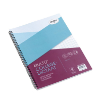 Multo cahier à spirale A4 quadrillé 10 mm 80 g/m² 80 feuilles 205685
