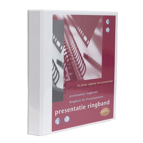 Multo classeur personnalisable avec 23 anneaux en forme de O 20 mm - blanc 205678 - 1