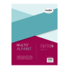 Multo intercalaires A4 en plastique avec 20 onglets A-Z (23 trous) - gris 205697 - 1
