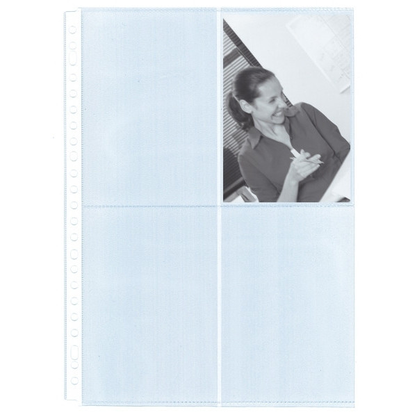 Multo pochette transparente pour photo A4 23 trous 10 x 15 cm vertical (10 pièces) 205671 - 1
