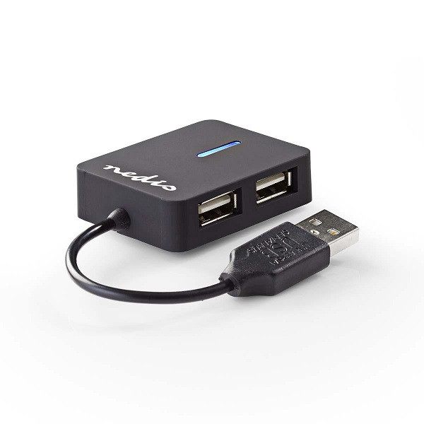 Nedis concentrateur USB 2.0 compact (4 ports) K030200022 - 1