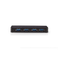 Nedis hub USB avec alimentation externe (4 ports) - noir N030200007