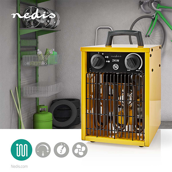 Nedis radiateur électrique (2000W, pièces jusqu'à 25 m²) K170101143 - 2