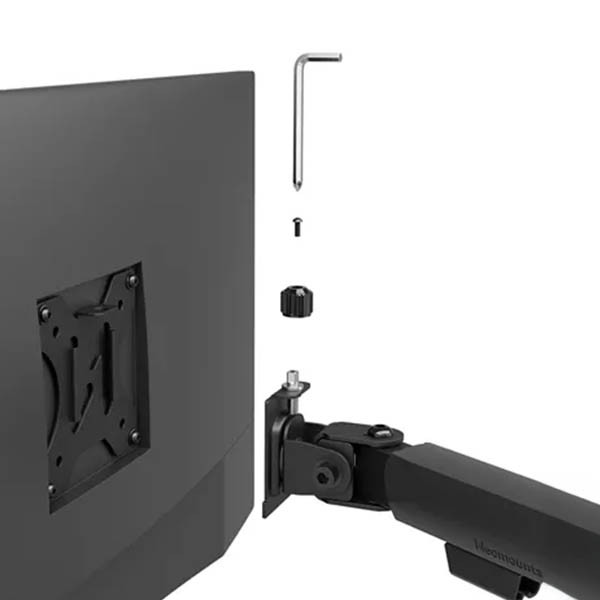 Neomounts Nero Quick Fix bras d'écran pour 1 moniteur (avec pince et passe-câble) - noir 204015 - 5