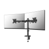 Neomounts Nero Quick Fix bras d'écran pour 2 moniteurs (avec pince et passe-câble) - noir 204016 - 1