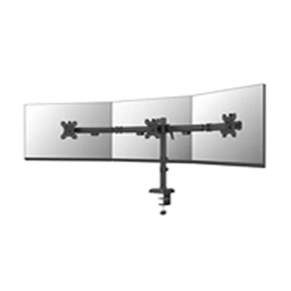 Neomounts Nero Quick Fix bras d'écran pour 3 moniteurs (avec pince et passe-câble) - noir 204017 - 1